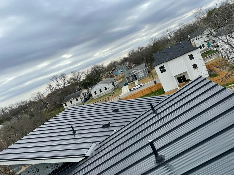 Standing seam metal roof panels with vents for Skylight Repair in West Hempfield